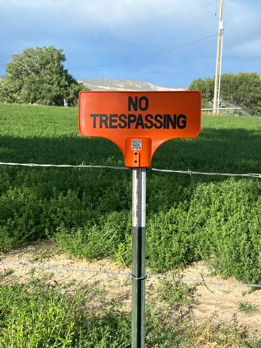 Whack-A-Sign No Trespassing Sign